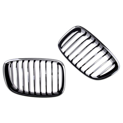 Hochglanz Schwarzer Einzel-Linie Vordergrill passend für BMW 5er GT F07 2013-2017