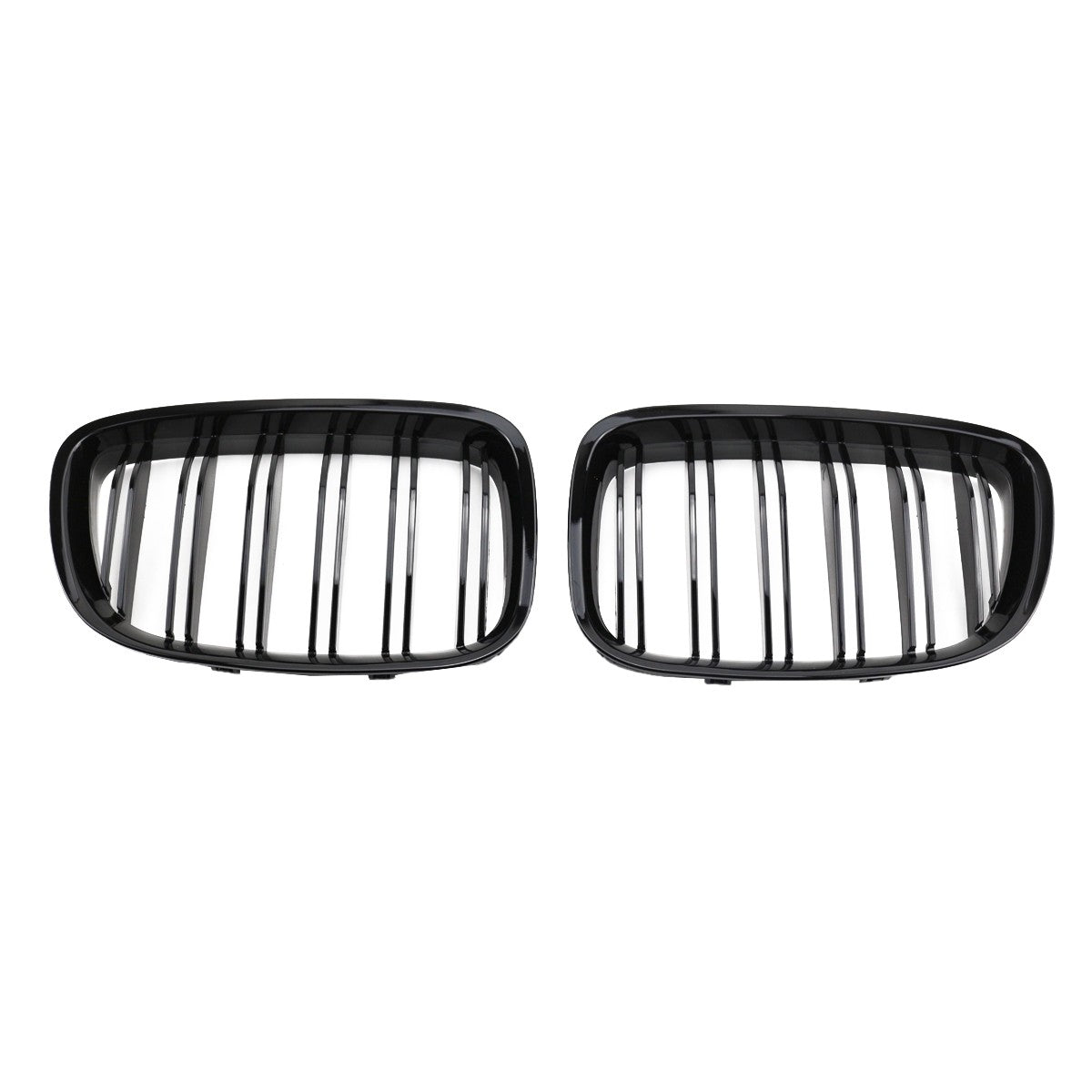 Dual Line Hochglanz Schwarz Kühlergrill passend für BMW 5er F07 GT 2013-2017