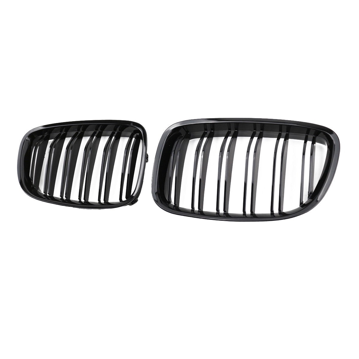 Dual Line Hochglanz Schwarz Kühlergrill passend für BMW 5er F07 GT 2013-2017
