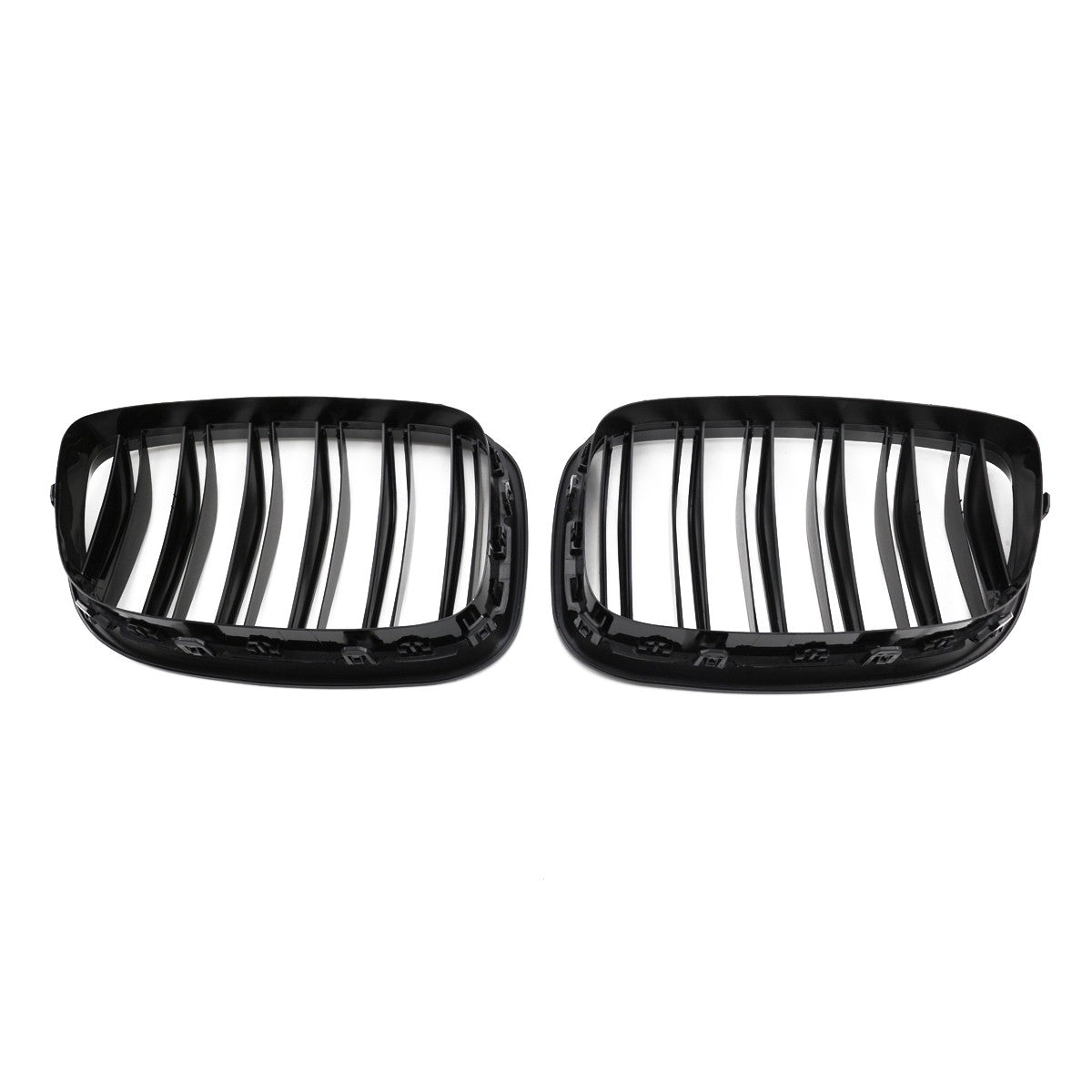 Dual Line Hochglanz Schwarz Kühlergrill passend für BMW 5er F07 GT 2013-2017