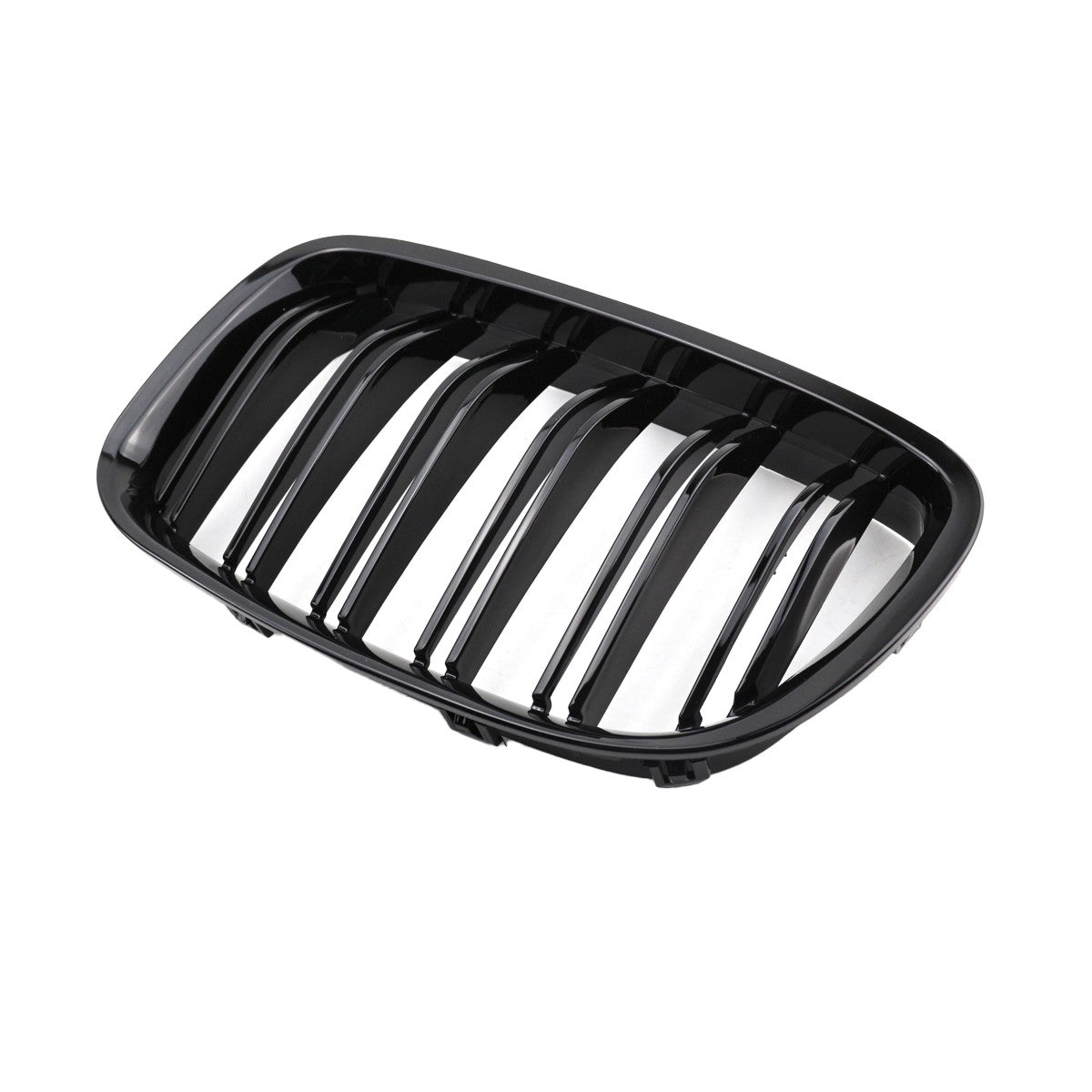Dual Line Hochglanz Schwarz Kühlergrill passend für BMW 5er F07 GT 2013-2017