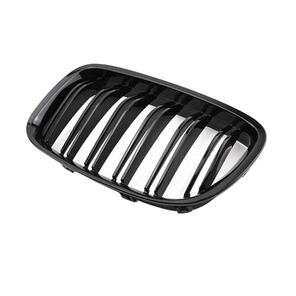 Dual Line Hochglanz Schwarz Kühlergrill passend für BMW 5er F07 GT 2013-2017