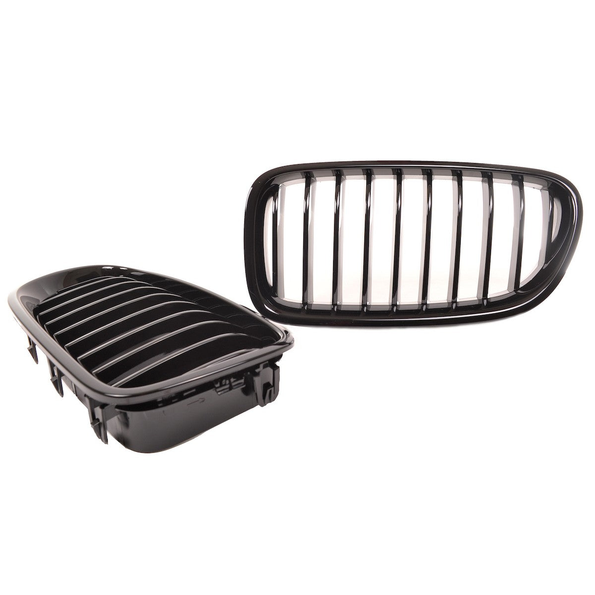 Kühlergrill Hochglanz Schwarz passend für BMW 5er F10 F11 2010-2017