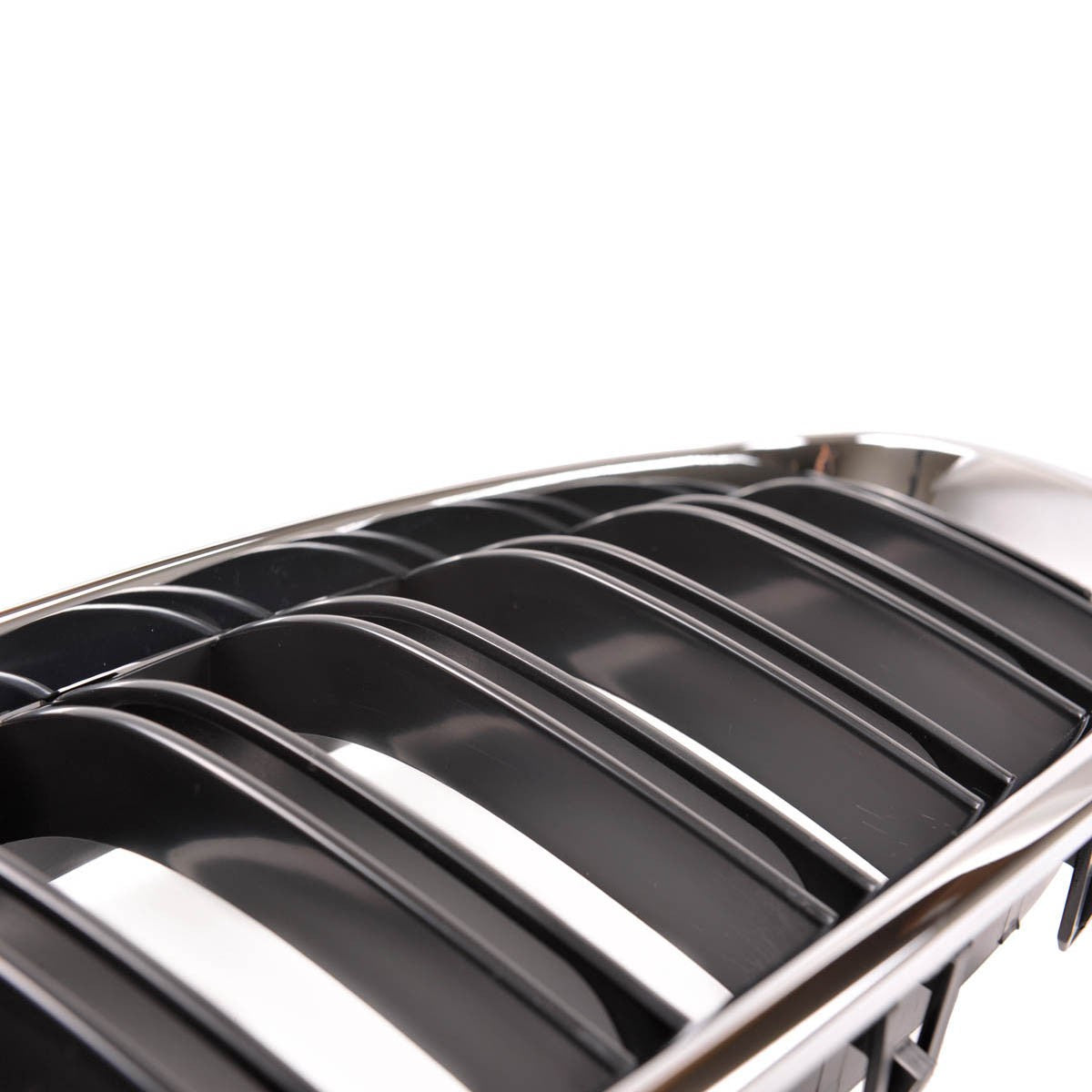 Doppelstreifen Kühlergrill Chrom & Schwarz passend für BMW 5er F10 F11 2010-2018