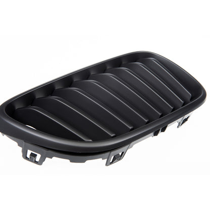 Sport Grill Matt Schwarz für BMW 2 F22 Coupé F23 Cabrio 2013-2021 Einzelstreifen