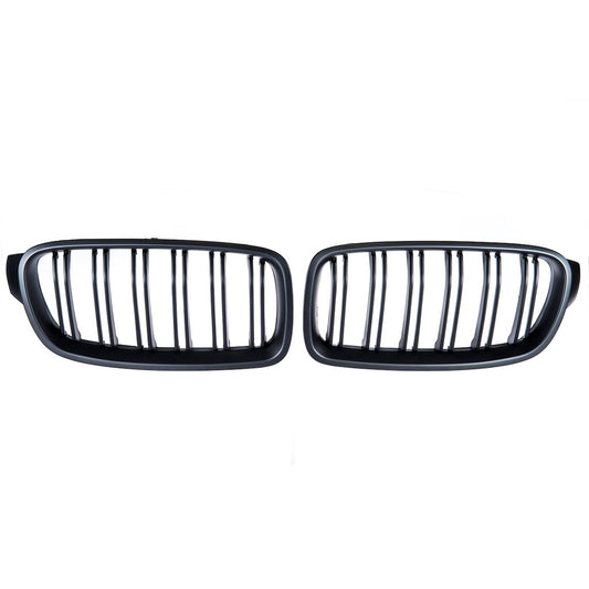 Sport Grill Dual Line Matt Schwarz BMW 3 F30 Limousine F31 Touring 2011-2019 