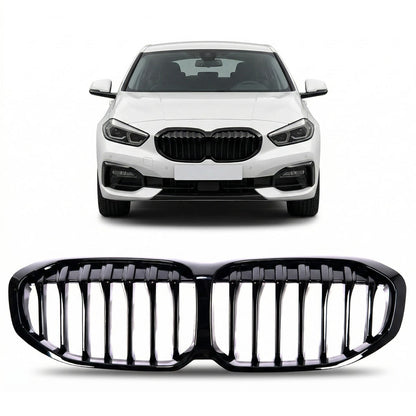 Sportgrill Hochglanz Schwarz passend für BMW 1er F40 Hatchback 2019-2024
