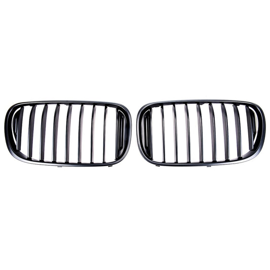Sport Kühlergrill Single Line Matt Schwarz für BMW 7 G11 G12 Pre-Facelift 2015-2019