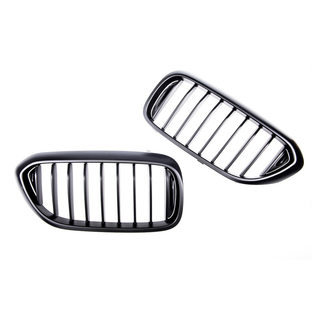 Sport Grill Single Line Matt Schwarz für BMW 5 Limousine und Touring 2017-2020