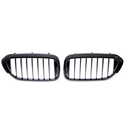 Kühlergrill Hochglanz Schwarz Einzelstrebe passend für BMW 5er G30 G31 2017-2020