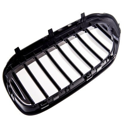 Kühlergrill Hochglanz Schwarz Einzelstrebe passend für BMW 5er G30 G31 2017-2020