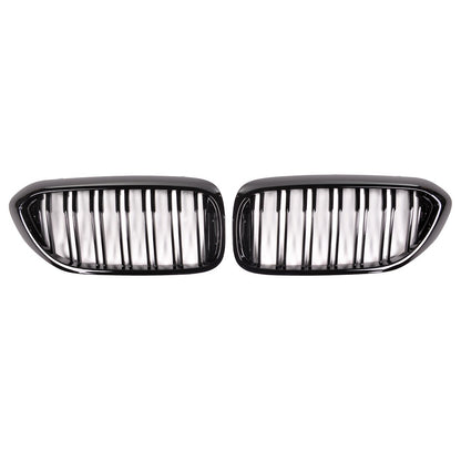 Hochglanz Schwarz Dual Line Frontgrill passend für BMW 5er G30 G31 2017-2020