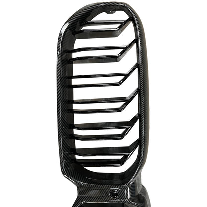 Frontgrill Dual Line Carbon-Optik passend für BMW 5er G30 G31 F90 20-23