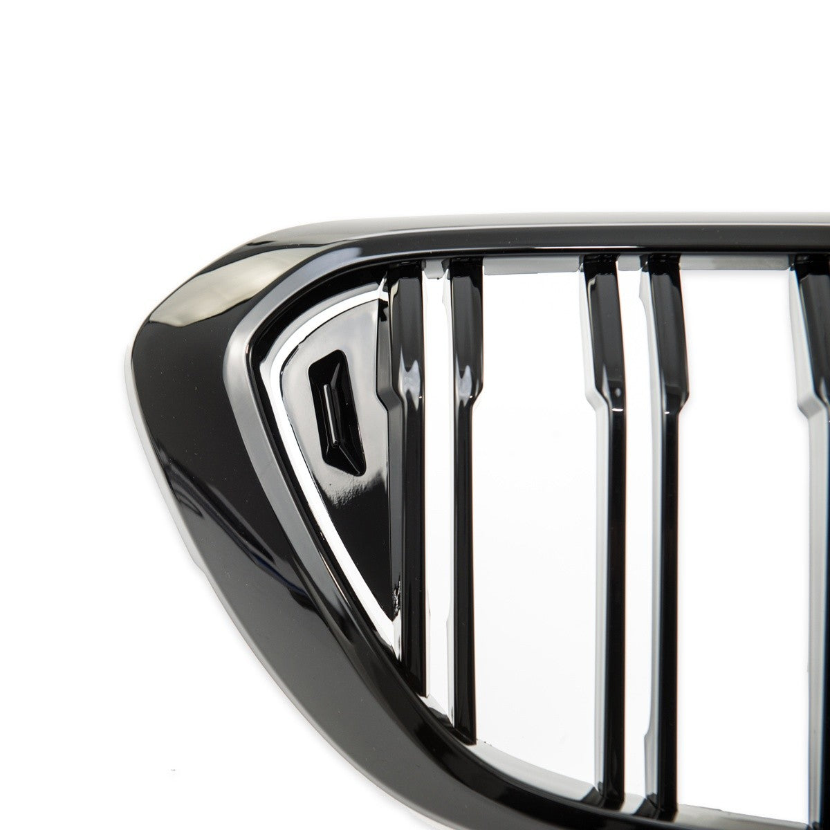 Doppelstreifen Hochglanz Schwarz Sportgrill passend für BMW 6er G32 2017-2020