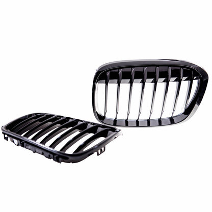 Sportgrill Hochglanz Schwarz passend für BMW X1 F48 2015-2019