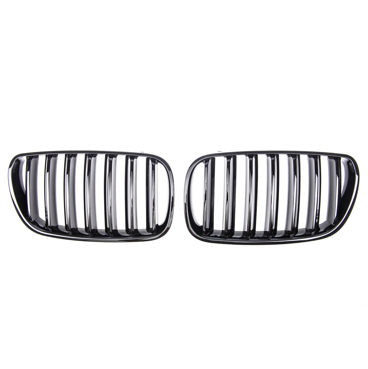 Sportgrill Einzel-Linie Hochglanz Schwarz passend für BMW X3 E83 2006-2010