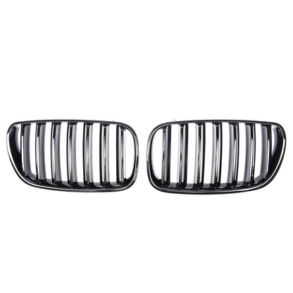 Sportgrill Einzel-Linie Hochglanz Schwarz passend für BMW X3 E83 2006-2010