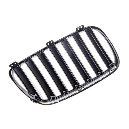 Sportgrill Einzel-Linie Hochglanz Schwarz passend für BMW X3 E83 2006-2010