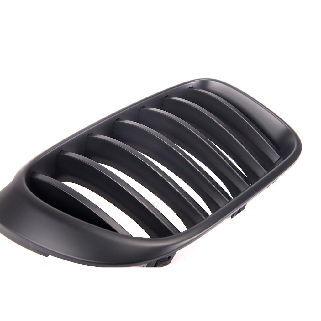 Sportgrill Single Line Mattschwarz für BMW X3 F25 X4 F26 Facelift 2014-2018