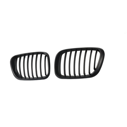 Grill Einzellinie Matt Schwarz passend für BMW X5 E53 1999-2003