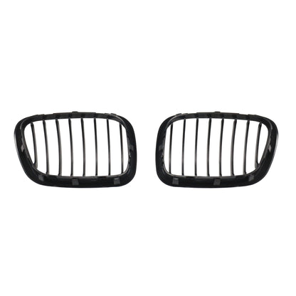 Grill Einzellinie Matt Schwarz passend für BMW X5 E53 1999-2003