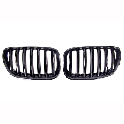 Frontgrill Hochglanz Schwarz Einzelschlitz passend für BMW X5 E53 2003-2007