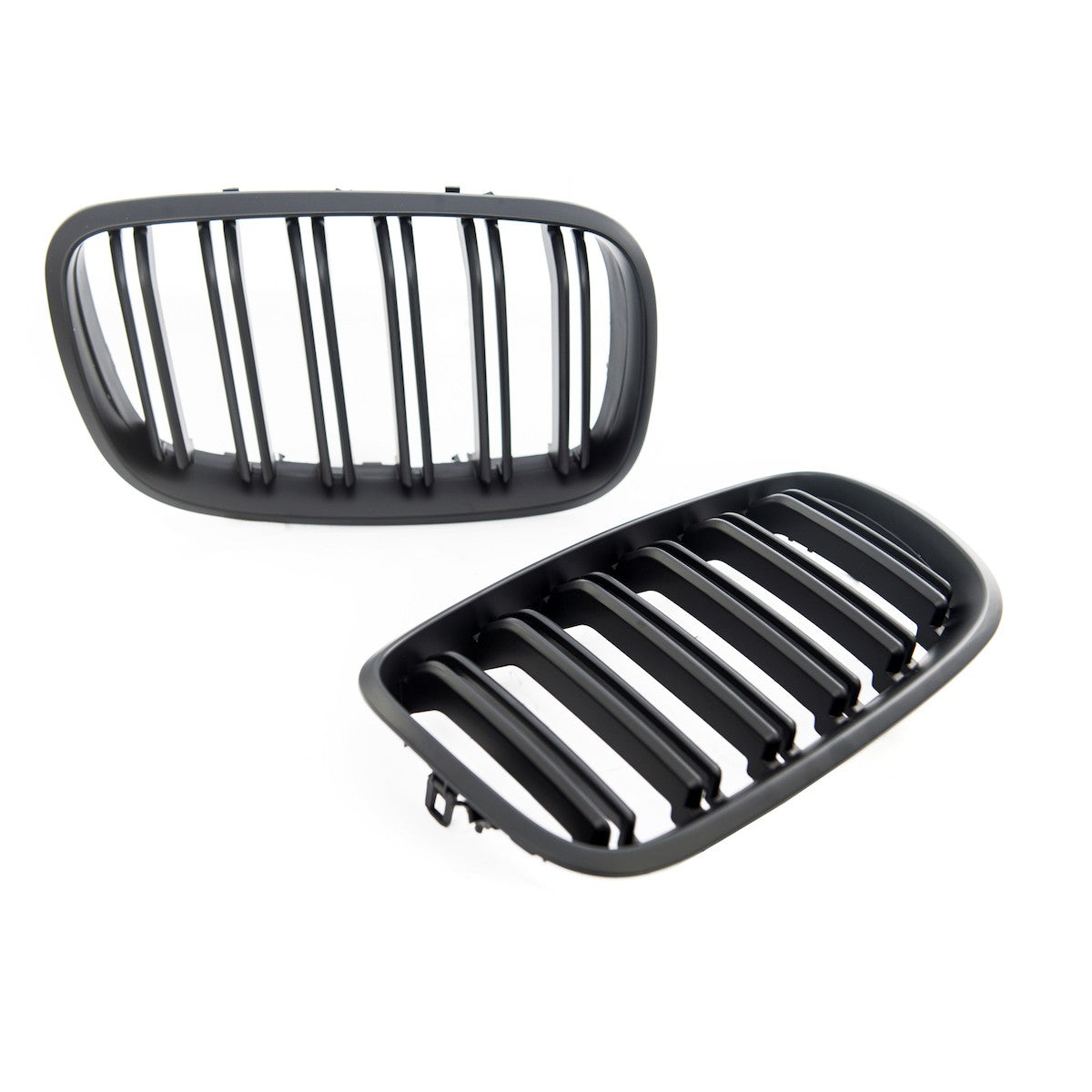 Matt Schwarz Doppelreihe Grill passend für BMW X5 E70 X6 E71 E72 2007-2013
