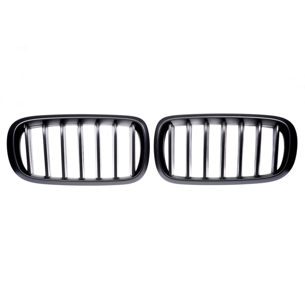 Sport Kühlergrill Set Matt Schwarz für BMW X5/X6 und Silber für AUDI Q5 Modell 2020