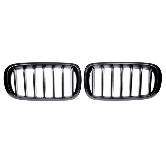 Sport Kühlergrill Set Matt Schwarz für BMW X5/X6 und Silber für AUDI Q5 Modell 2020