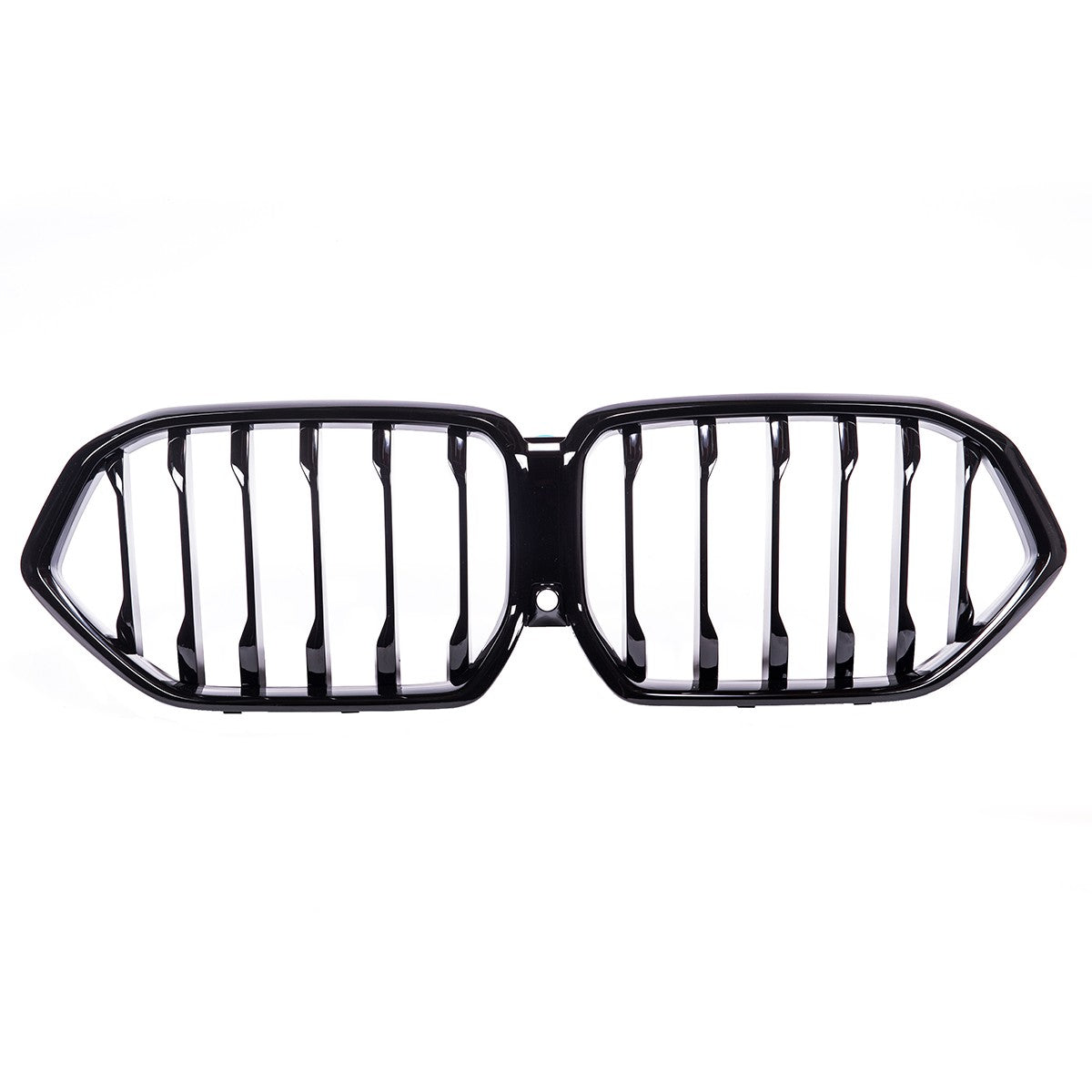 Kühlergrill Hochglanz Schwarz Einzel Linie passend für BMW X6 G06 F96 2019->>