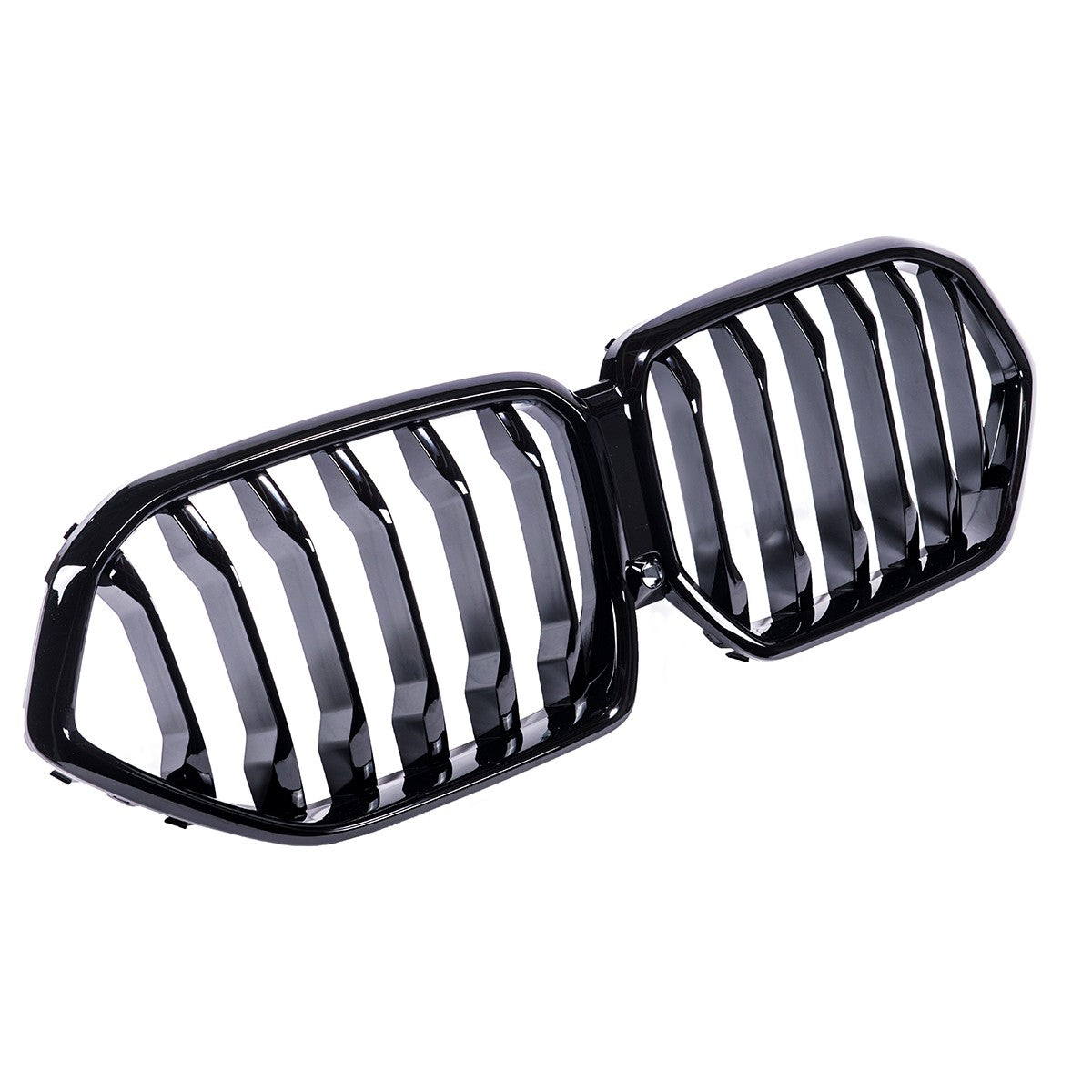 Kühlergrill Hochglanz Schwarz Einzel Linie passend für BMW X6 G06 F96 2019->>