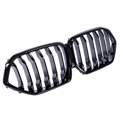 Kühlergrill Hochglanz Schwarz Einzel Linie passend für BMW X6 G06 F96 2019->>