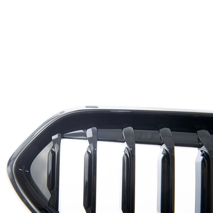 Einzel-Linie Hochglanz Schwarz Sportgrill passend für BMW 2er F44 2020-2024