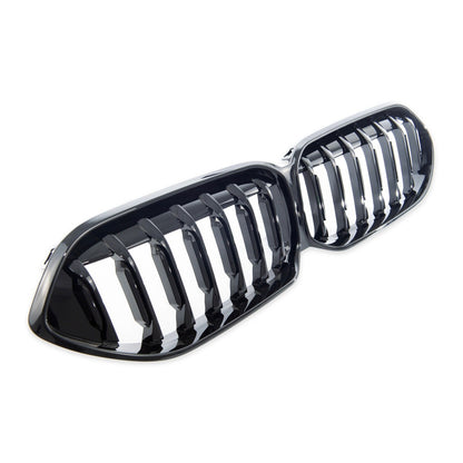 Einzel-Linie Hochglanz Schwarz Sportgrill passend für BMW 2er F44 2020-2024