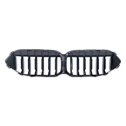 Einzel-Linie Hochglanz Schwarz Sportgrill passend für BMW 2er F44 2020-2024