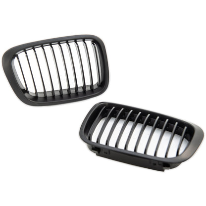 Sport Grill Glänzend Schwarz Chrom für BMW 3 E36 Modelle 1991-1996