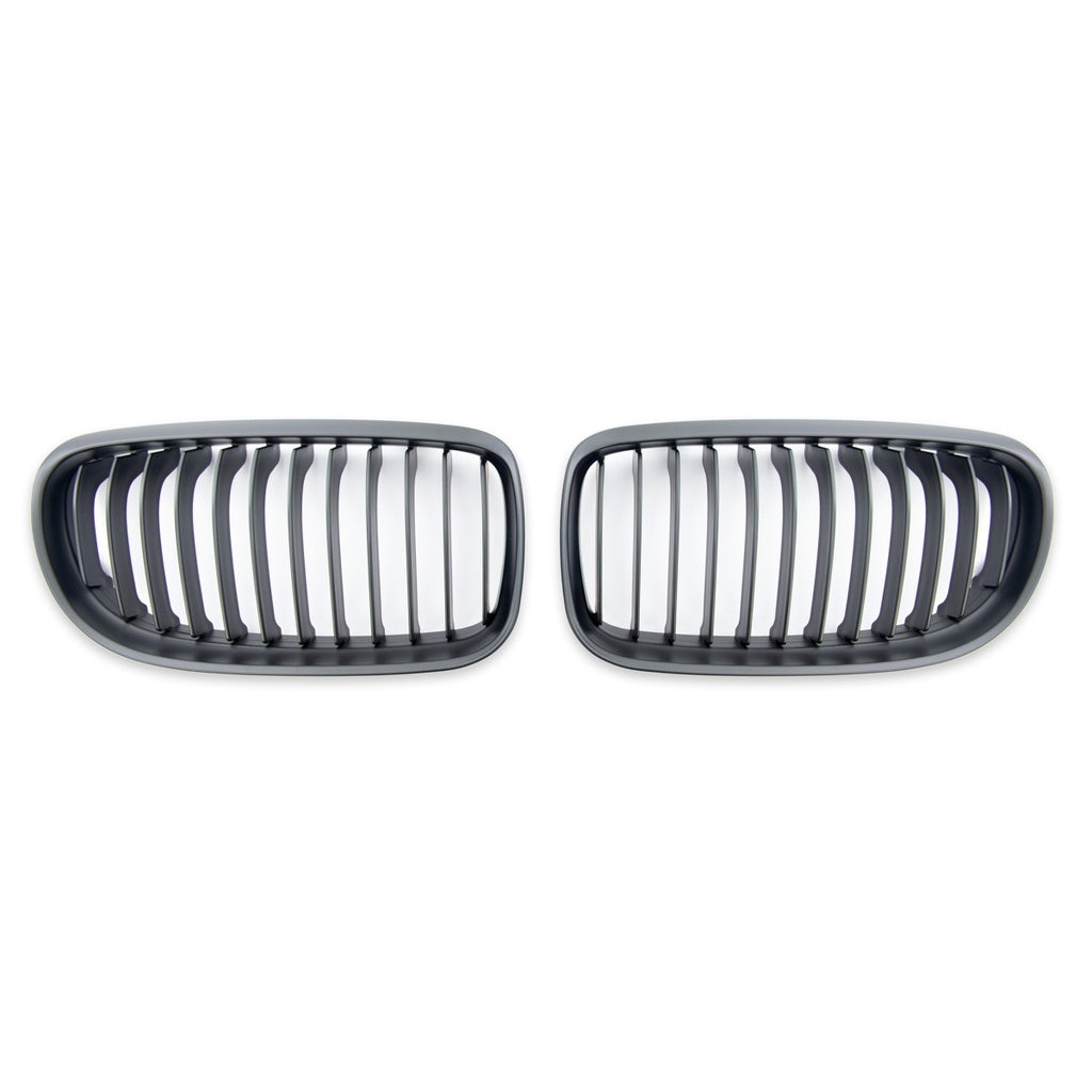 Kühlergrill Single Line Matt Schwarz für BMW 3er-Serie E90 E91 Limousine Touring Facelift 2008-2011