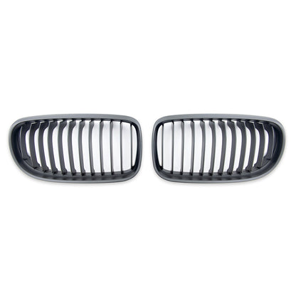 Kühlergrill Single Line Matt Schwarz für BMW 3er-Serie E90 E91 Limousine Touring Facelift 2008-2011