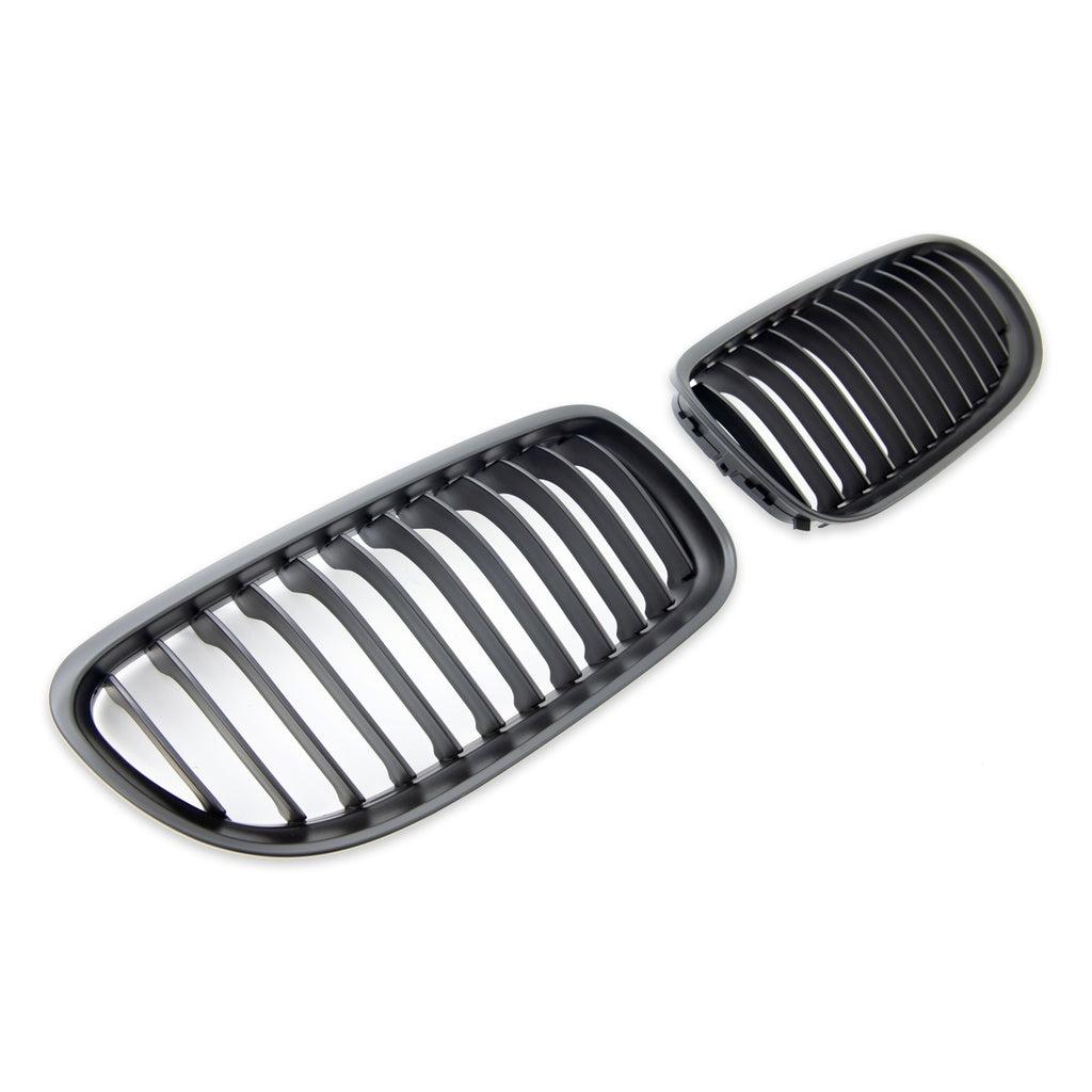 Kühlergrill Single Line Matt Schwarz für BMW 3er-Serie E90 E91 Limousine Touring Facelift 2008-2011
