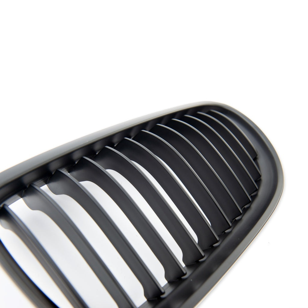 Kühlergrill Single Line Matt Schwarz für BMW 3er-Serie E90 E91 Limousine Touring Facelift 2008-2011
