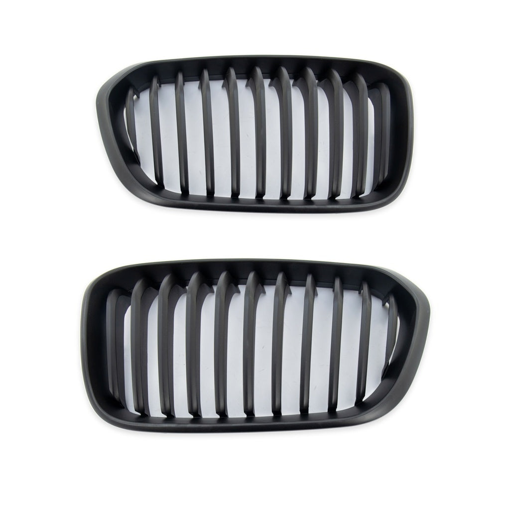 Sport Kühlergrill Single Line Matt Schwarz für BMW 1 F20 F21 Facelift 2015-2019