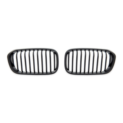 Sport Kühlergrill Single Line Matt Schwarz für BMW 1 F20 F21 Facelift 2015-2019