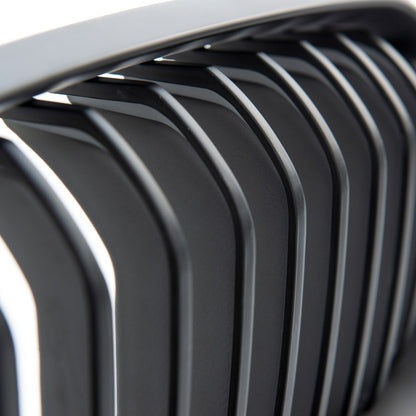 Sport Kühlergrill Single Line Matt Schwarz für BMW 1 F20 F21 Facelift 2015-2019