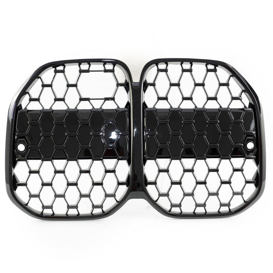 Sport Grill Glänzend Schwarz für BMW 4 (G22) Coupe und (G23, G83) Cabrio ab 2021