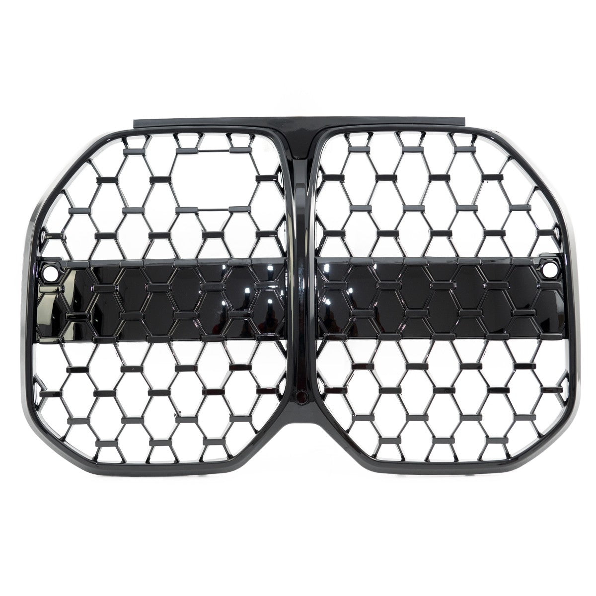 Hochglanz Schwarz Frontgrill mit ACC passend für BMW 4er G26 2021+