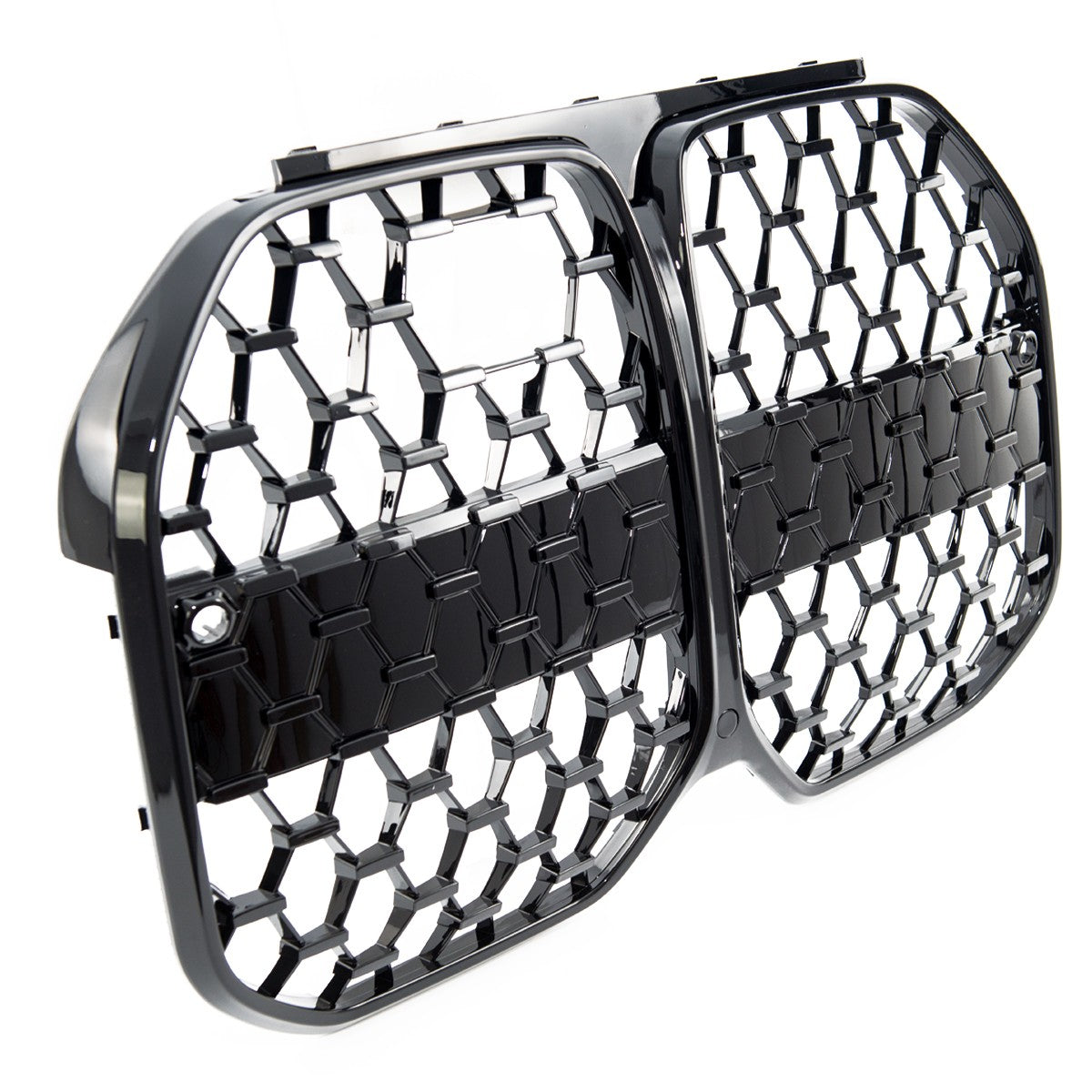 Hochglanz Schwarz Frontgrill mit ACC passend für BMW 4er G26 2021+