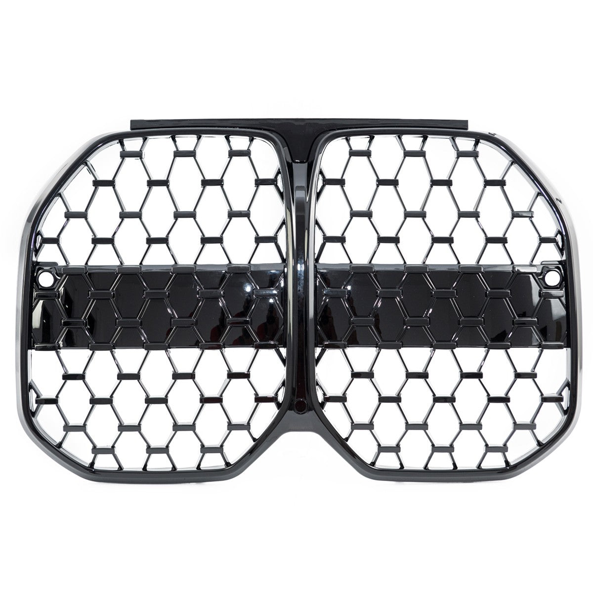 Frontgrill Hochglanz Schwarz passend für BMW 4er G26 Gran Coupe 2021->>