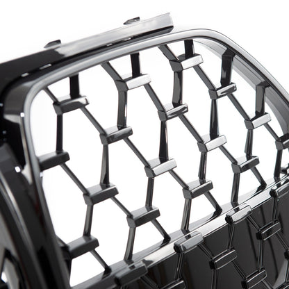 Frontgrill Hochglanz Schwarz passend für BMW 4er G26 Gran Coupe 2021->>