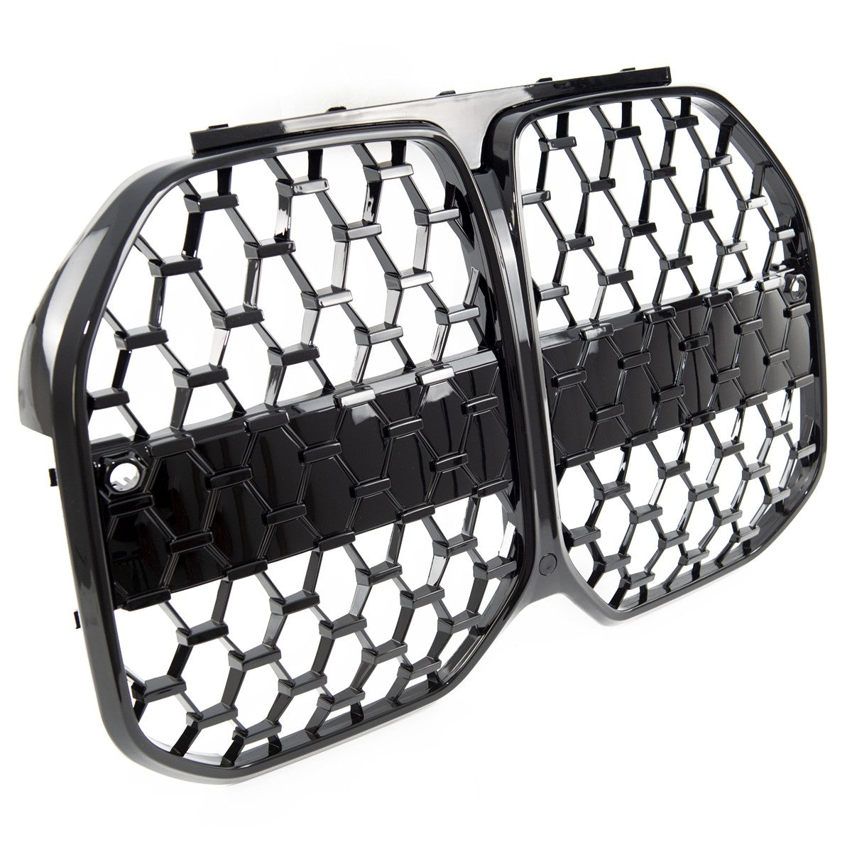 Frontgrill Hochglanz Schwarz passend für BMW 4er G26 Gran Coupe 2021->>