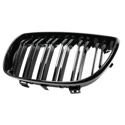 Sportgrill Hochglanz Schwarz Dual Line passend für BMW 1er E81 E87 2004-2007